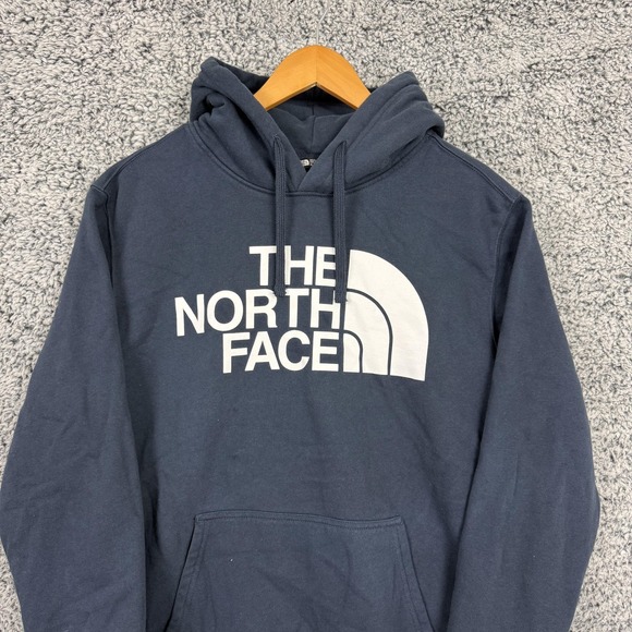 The North Face Hoodie Adult XL Blue Sweatshirt Pullover Half Dome Logo Mens - Picture 1 of 9